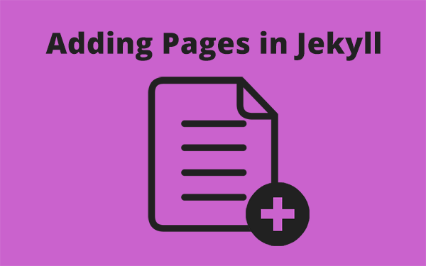 Make a new HTML Page in Jekyll