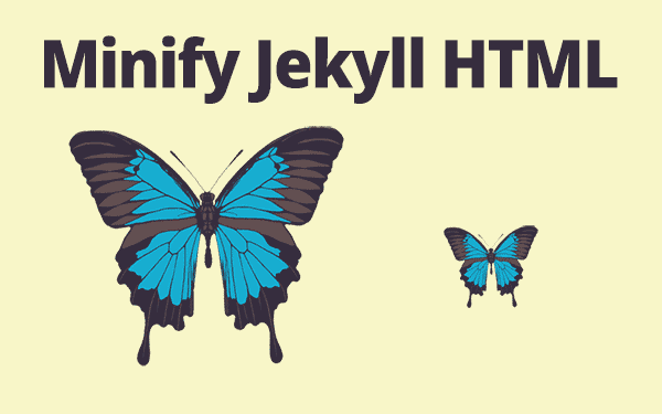 Minify Jekyll Blog HTML